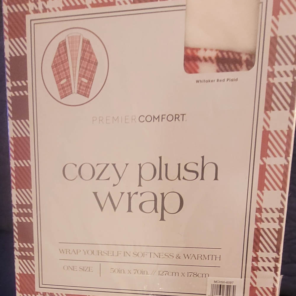 Red Plaid Women's Robe - Picture 4 of 4